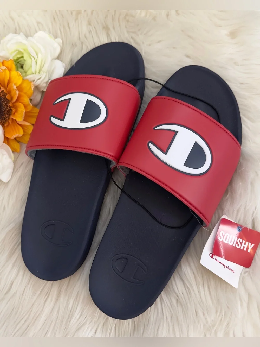 Men’s Champion Slide Sandals Sz 13 NEW!